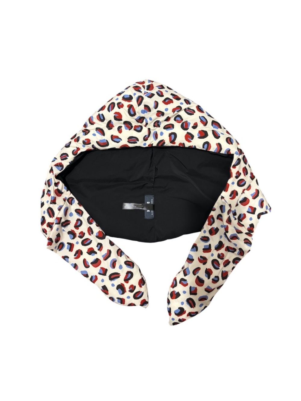 Anthropologie Maeve Reversible Leopard Print Puffer Hood One Size